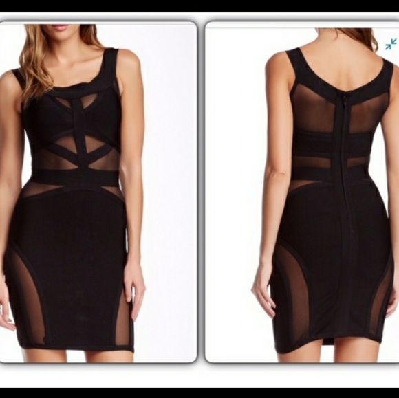 nobrand Dresses & Skirts - Black mesh dress bodycon dress